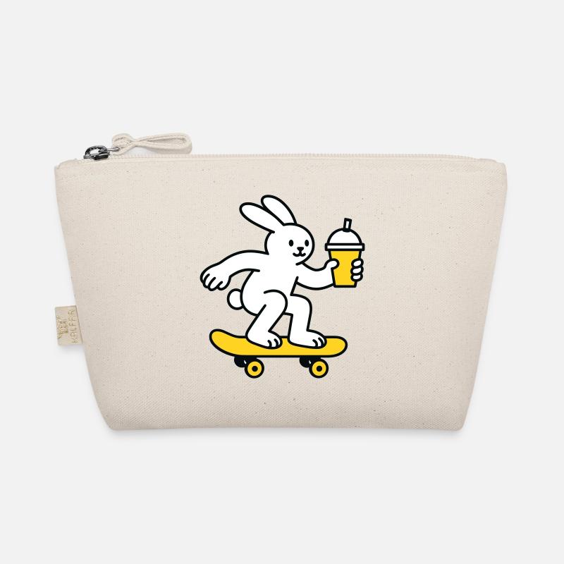 Skate Bunny with Shake Organic Pouch