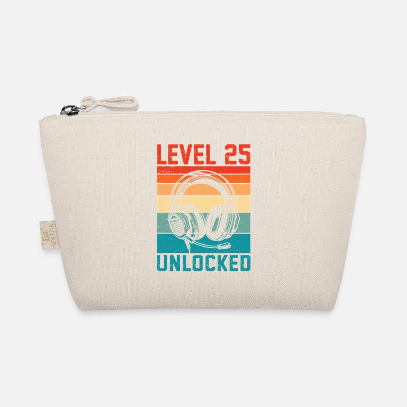25 Year Old Level Unlocked - 25th Anniversary Gamer Organic Pouch