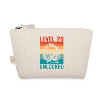 Niveau 28 Ans Debloqué - 28ème Anniversaire Gamer - Trousse biologique - nature - Devant
