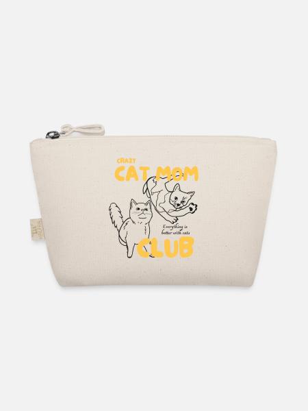 Club de mamans folles de chats - Trousse biologique - nature - Devant