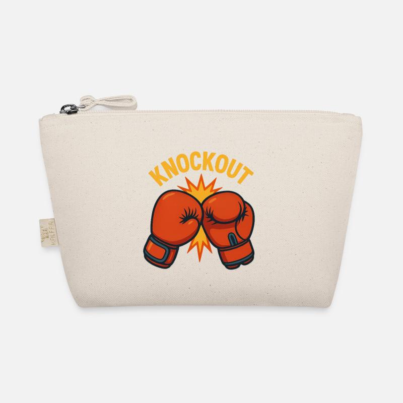 Knockout – Boxhandschuh Comic Bio-Täschchen