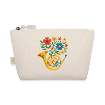 Floral Horn Bouquet - Organic Pouch - nature - Front
