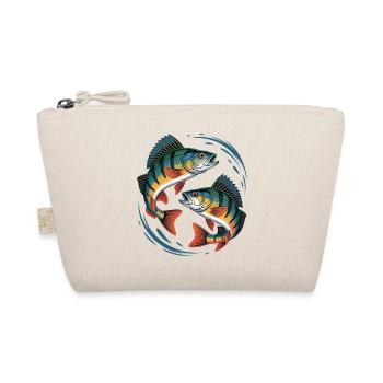 Two jumping perches - Organic Pouch - nature - Front
