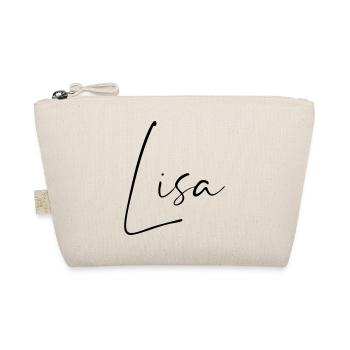Lisa / Conception du nom de l’écriture manuscrite - Trousse biologique - nature - Devant