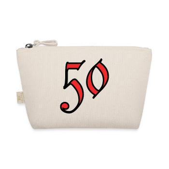 50. 50 JAHRE. 50-JÄHRIGES JUBILÄUM. 50-JÄHRIGES JUBILÄUM. - Bio-Täschchen - Natur - Vorne