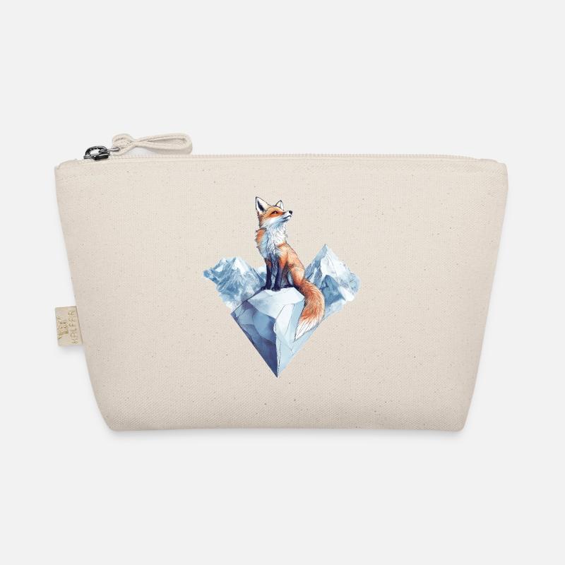 Fuchs Wintermotiv Bio-Täschchen