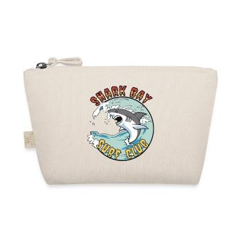Shark Boy Surf Club Logo - Organic Pouch - nature - Front