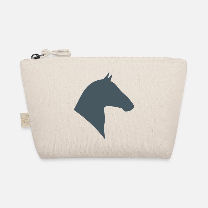 Silhouette minimaliste tête de cheval Trousse biologique