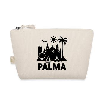 palma silhouette mallorca - Bio-Täschchen - Natur - Vorne