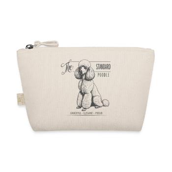 Standard Poodle Elegance and Pride - Organic Pouch - nature - Front