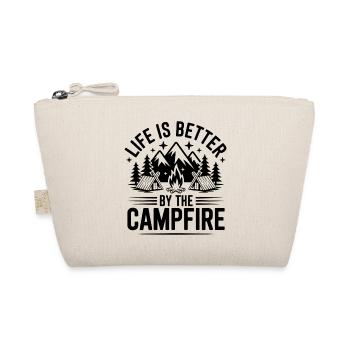 Campfire Love - Organic Pouch - nature - Front