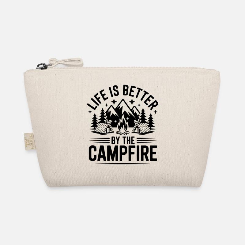 Campfire Love - Organic Pouch - nature