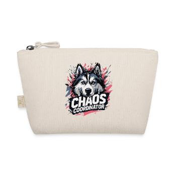 Chaos Coordinator - Lustiger Husky Spruch - Bio-Täschchen - Natur - Vorne