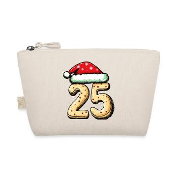 25 Number Biscuit Christmas - Organic Pouch - nature - Front