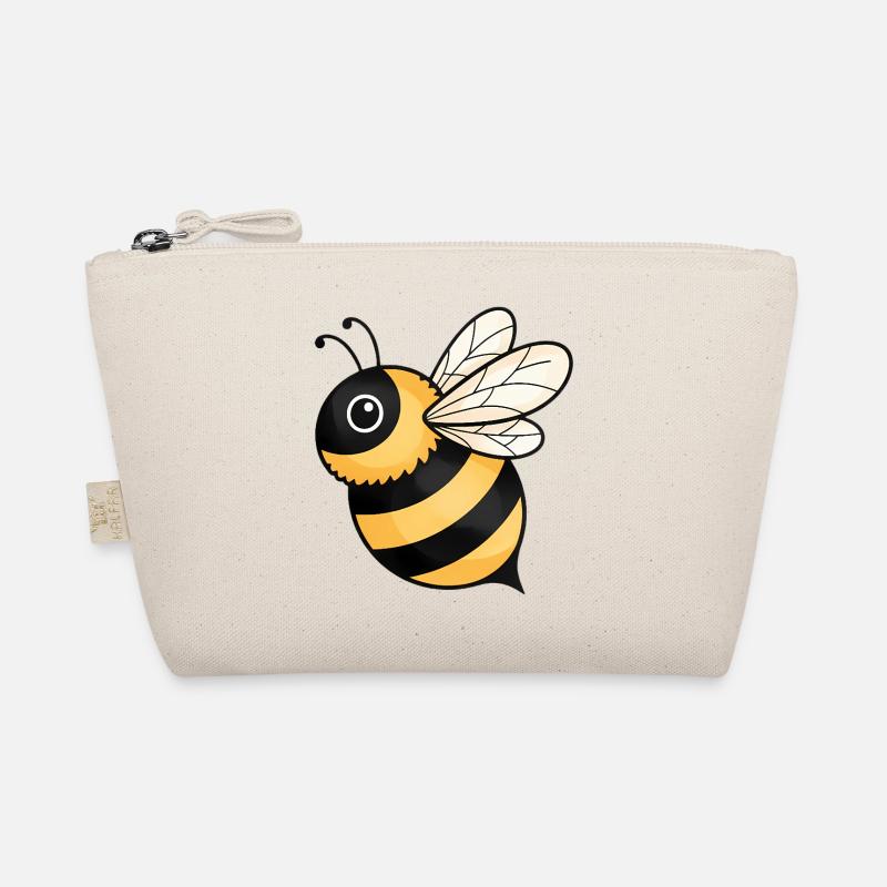 Happy Bee Jaune Noir Trousse biologique