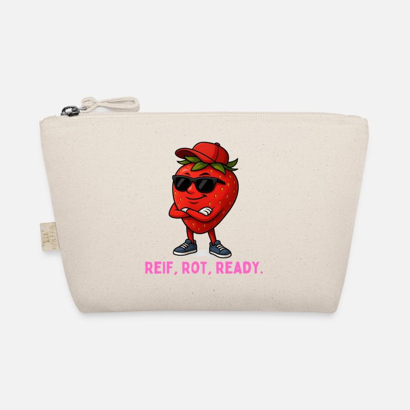 Reif Rot Ready Erdbeere-Maskottchen Bio-Täschchen