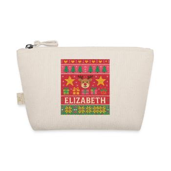 Nom festif Elizabeth Ugly Chrismas Style, Noël - Trousse biologique - nature - Devant