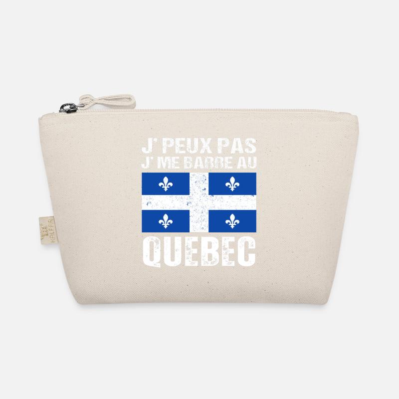 I can't I leave in Quebec Quebec gift Organic Pouch