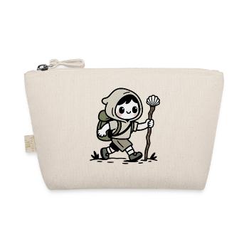 Pilgrim on the Camino de Santiago - Organic Pouch - nature - Front