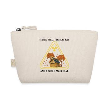 Timber storage in the radiation protection sign - Organic Pouch - nature - Front