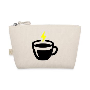 Latte Art Liebe:  Latte art Energie Kaffee Vector - Bio-Täschchen - Natur - Vorne