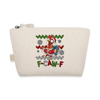 Ugly Christmas Sweater F-CAW-F Chicken - Bio-Täschchen - Natur - Vorne