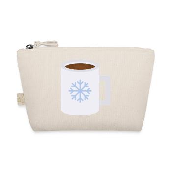 Schneeflocken-Frostbecher-Design - Bio-Täschchen - Natur - Vorne