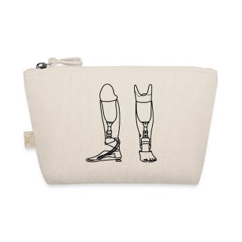 Lower leg prosthesis sketch - Organic Pouch - nature - Front