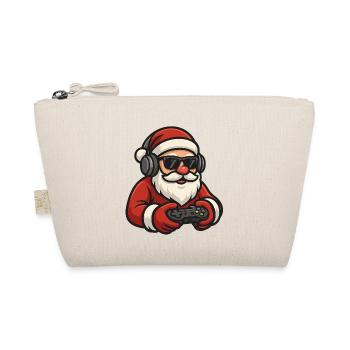 Santa Claus gambling - Organic Pouch - nature - Front