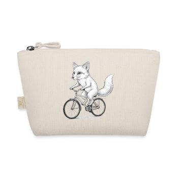 Sketch cycliste Fox à vélo - Trousse biologique - nature - Devant