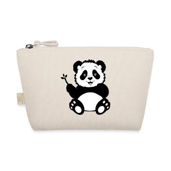 Pandabär - Bio-Täschchen - Natur - Vorne