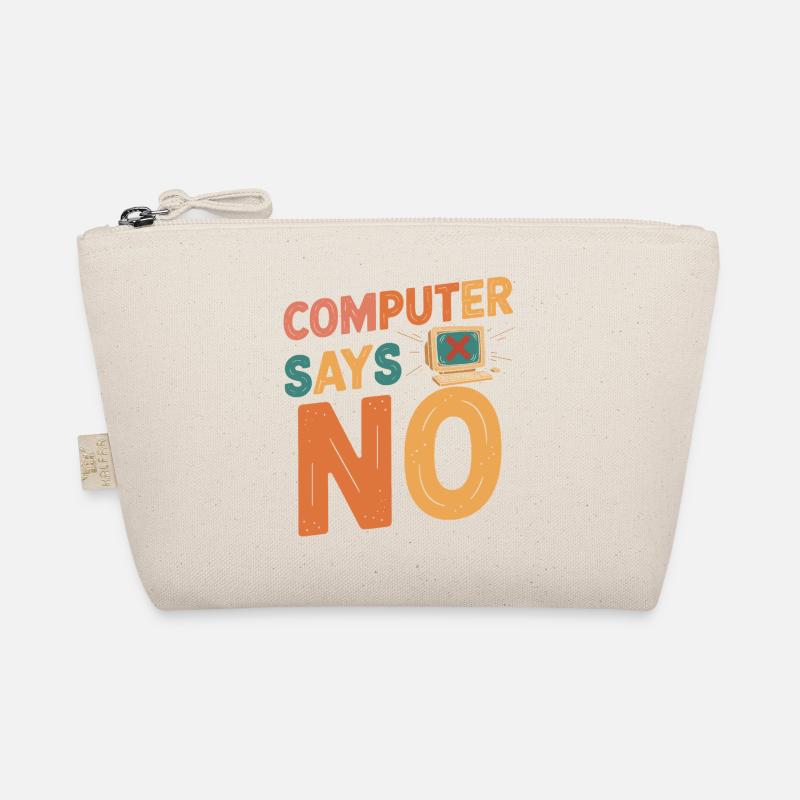 Retro Computer Says No Organic Pouch