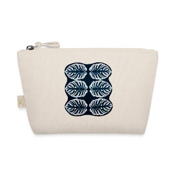 Monstera Variegata Pattern – Tropical Plant Art - Organic Pouch - nature - Front