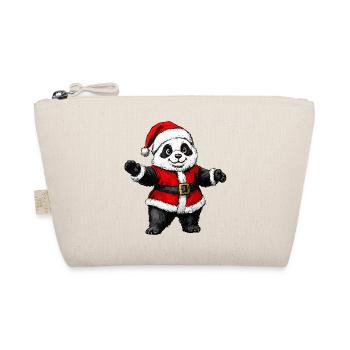 Panda Santa Claus - Trousse biologique - nature - Devant