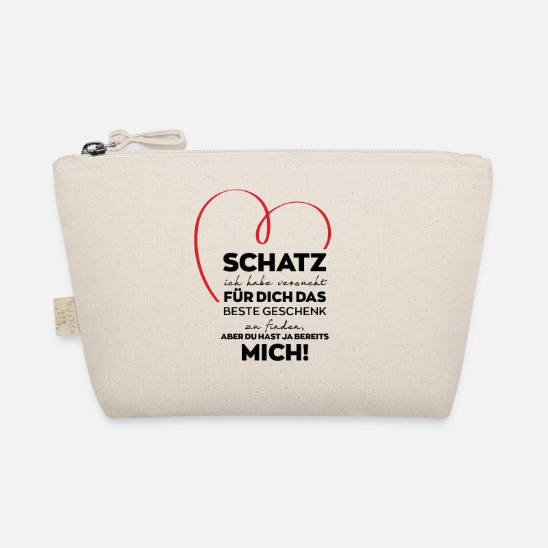 Sweetheart Funny Gift - Organic Pouch - nature