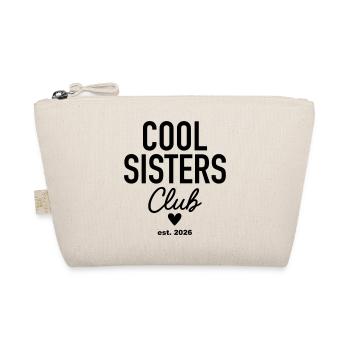 Cool Sisters Club est. 2026 - Organic Pouch - nature - Front