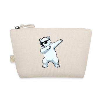 Dab Eisbär Cartoon - Bio-Täschchen - Natur - Vorne