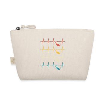 Heartbeat Diver Diver Diving - Organic Pouch - nature - Front