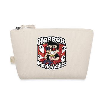 Horror Movie Addict Cartoon - Bio-Täschchen - Natur - Vorne