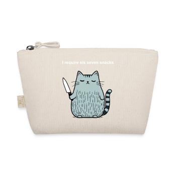 6-7 Internet Meme 6 7 Snack Cat - Organic Pouch - nature - Front