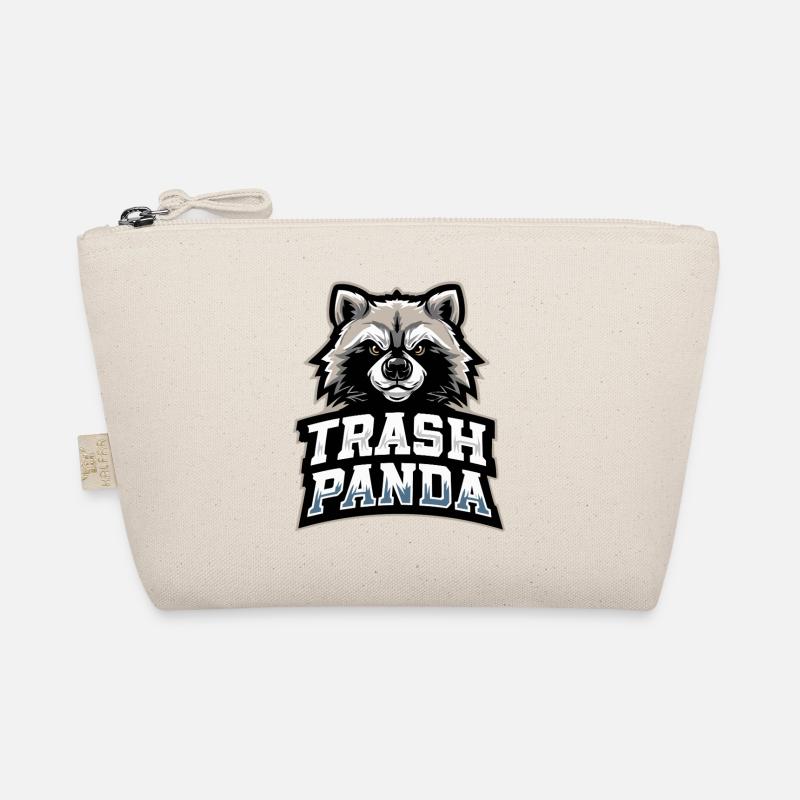 Trash Panda Waschbär Emblem Bio-Täschchen