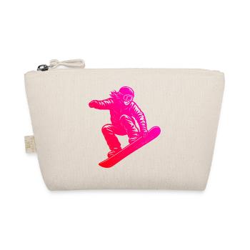 Motif classique du snowboard - Trousse biologique - nature - Devant