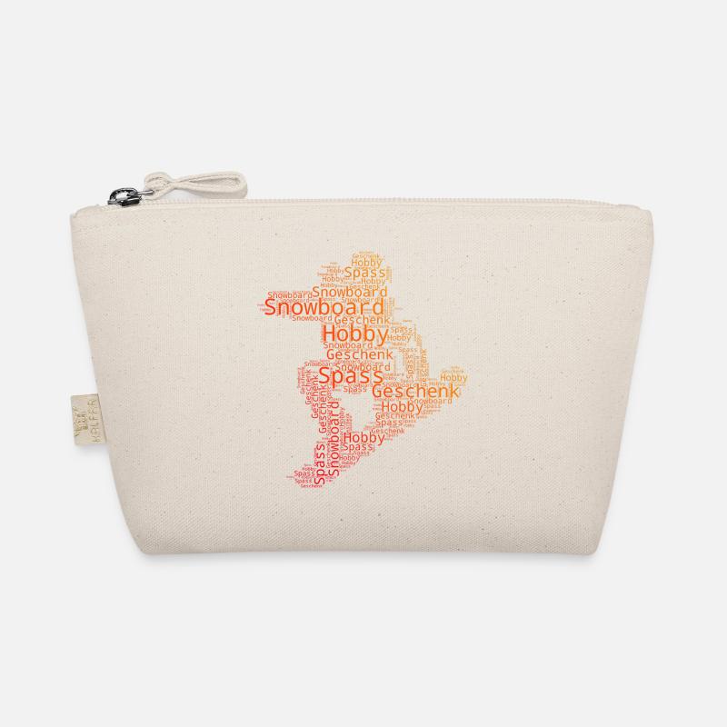 Clear snowboard message Organic Pouch