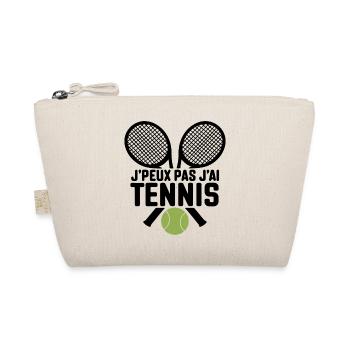 je peux pas j'ai Tennis Minimaliste - Trousse biologique - nature - Devant