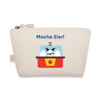 Mache Eier! Wütender Küchenhelfer - Bio-Täschchen - Natur - Vorne