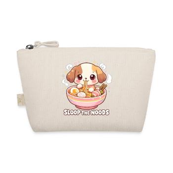 Cute Ramen Dog - Organic Pouch - nature - Front