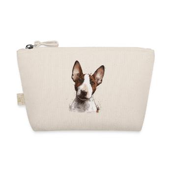 Portrait du Bull Terrier – Chien illustratif - Trousse biologique - nature - Devant