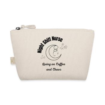 Infirmière de nuit - Café et stéthoscope chaos M - Trousse biologique - nature - Devant