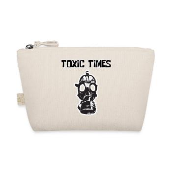 Toxic Times Gasmaske | Urbanes Streetwear-Design - Bio-Täschchen - Natur - Vorne