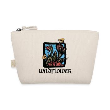 Wildflower Bloom with Bees - Organic Pouch - nature - Front